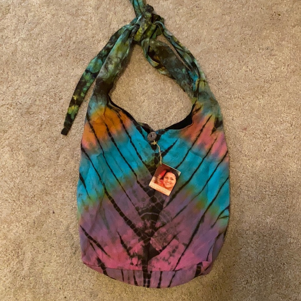Tye dye purse
